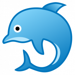 Dolphin Icon | Noto Emoji Animals Nature Iconset | Google