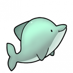 Cute Dolphin - Lots of clip art on this site | fish | Kawaii ...