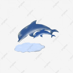 Mothers Day Animal Dolphin Mother And Child Pattern, Mothers ...