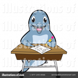 Dolphin Mascot Clipart #1439994 - Illustration by Toons4Biz