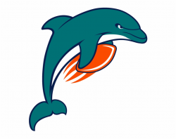 Dolphin Clipart Sad - Mean Miami Dolphins Logo, Transparent ...