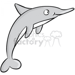 Small dolphin clipart. Royalty-free clipart # 377037