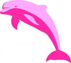 Pink Dolphin Clip Art at Clker.com - vector clip art online, royalty ...