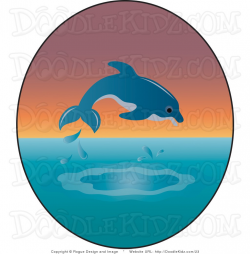 In Clipart Of Dolphins Dolphin Clip Art Illustration A ...