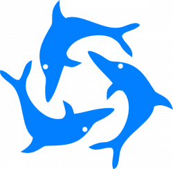 Jumping Dolphins Clip Art at Clker.com - vector clip art online ...