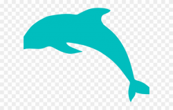 Dolphin Clipart Blue Dolphin - Jumping Dolphin Clip Art ...