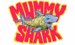 Shark clipart mummy - Pencil and in color shark clipart mummy