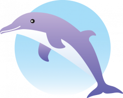 Purple Clipart Dolphin#3825785