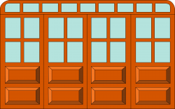 Clipart - Wooden Door
