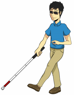 28+ Collection of Helping Blind People Clipart | High quality, free ...