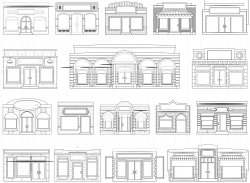 clipartist.net » Clip Art » Abstract Store House Fronts Shop Window ...