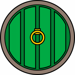 Clipart - An hobbit's door