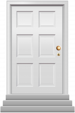 Front Door White PNG Clip Art - Best WEB Clipart