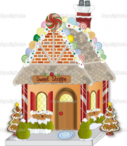 gingerbread house clipart | Gingerbread House Candy Clipart ...