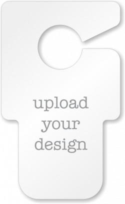 Custom Door Hangers with Vertical Insert Signs, SKU: TG-3226