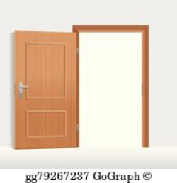 Open Door Clip Art - Royalty Free - GoGraph