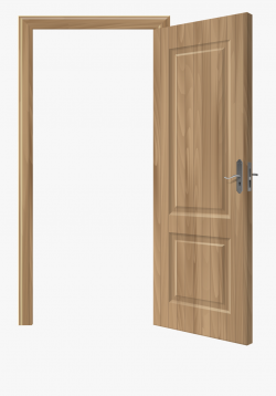 Open Wooden Door Png Clip Art - Open Door Clipart Png ...