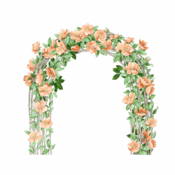 Wedding Arch Flower Clip art - Flower arch door 850*850 transprent ...