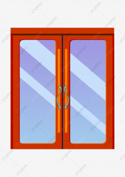 Glass Door Cartoon Door Hand Painted Door Family Wooden Door ...