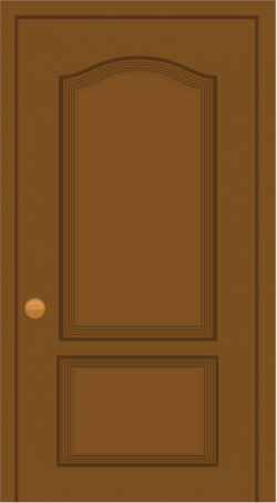 Wooden Door Clip Art 22343 - Clip Art Library