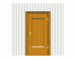 Wooden Door Clipart Kid - Door Clip Art, Transparent Png ...