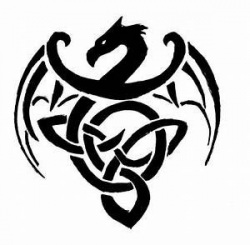Celtic Dragon - ClipArt Best | Tattoo's | Celtic tattoos ...