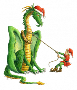 28+ Collection of Christmas Dragon Clipart | High quality, free ...