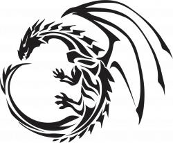 Dragon Silhouette Tattoos at GetDrawings.com | Free for personal use ...