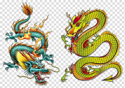 Chinese dragon Tattoo Japanese dragon, dragon transparent ...