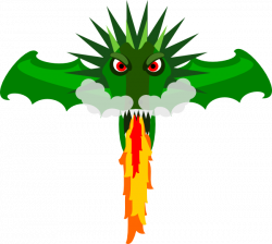 Fire Breathing Dragon Clip Art at Clker.com - vector clip art online ...