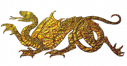 Golden dragon drawing | Clipart | Pinterest | Dragons