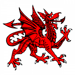 The Welsh Dragon – Welsh: Y Ddraig Goch (