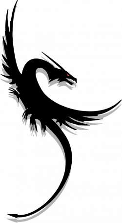 Dragon | Free Stock Photo | Illustration of a black dragon | # 7072
