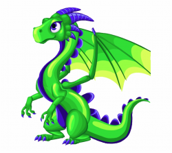 Little Dragon Clipart Mythical Creature - Green Dragon ...