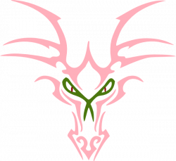 Pink Dragon Icon Clip Art at Clker.com - vector clip art online ...