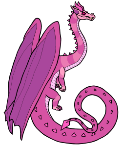 Grand Diamond Dragon Pink | Horror Flora