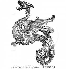 Dragon Clipart #215951 - Illustration by BestVector