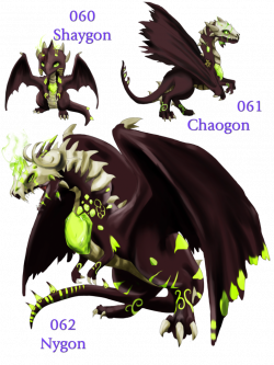 Fakemon: Shadow Dragons by Blue-Hearts on deviantART | Fakemon ...