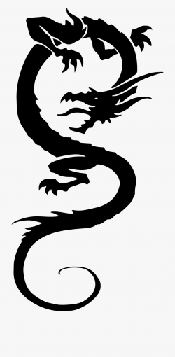 Clipart - Japanese Dragon Tattoo Small #1292852 - Free ...