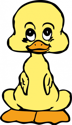 Clipart - baby duck