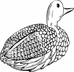Clipart - duck decoy