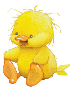✿´ ꒳ ` )ﾉ Cute little duck *-* | CUTE | Baby clip art ...