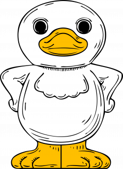 Clipart - standing duck