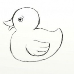 How to Draw a Rubber Duck | Crafts | Duck drawing, Drawings ...