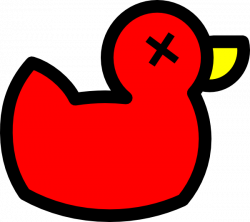 Red Dead Rubber Duck Clip Art at Clker.com - vector clip art online ...