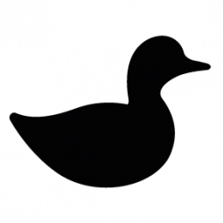 Duck Silhouette | Silhouette of Duck
