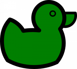 Green Duck Clip Art at Clker.com - vector clip art online, royalty ...