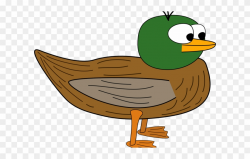 Wings Clipart Duck - Cartoon Duck Transparent Png (#1534858 ...
