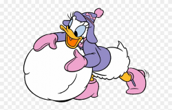 Disney Winter Season Clip Art Galore Daisy - Daisy Duck ...