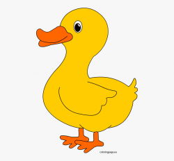 Duck Clipart Simple - Yellow Duck Printable, Cliparts ...